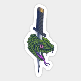 Snake Head Sticker